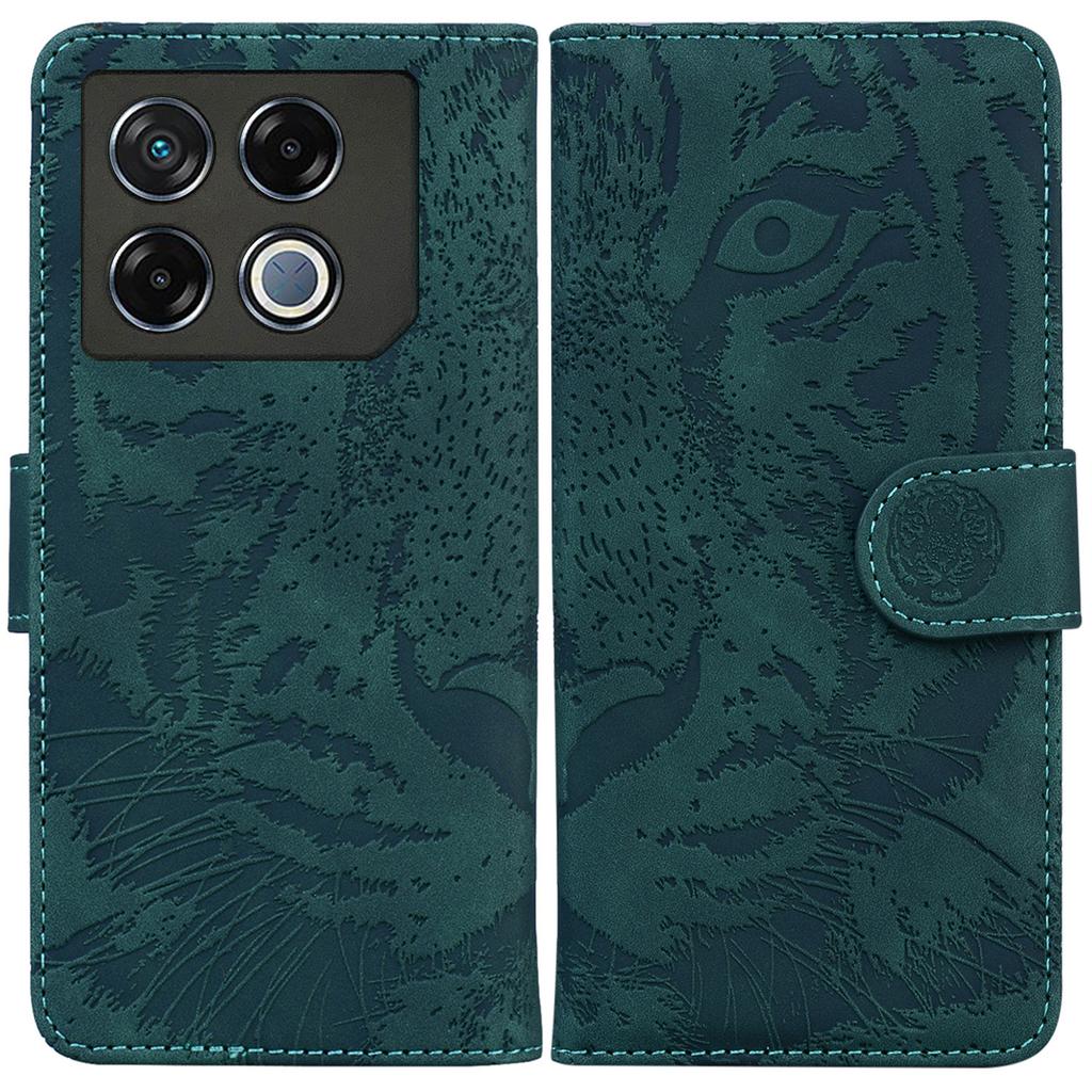 For Infinix GT 20 Pro 5G Case Tiger Pattern Leather Phone Cover Dual-Side Magnetic Clasp