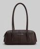 Chicks Soft Leather Cylinder Bowling Bag Black