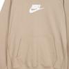 Nike Sportswear Logo Pullover Hoodie Men hoodies Khaki HJ1465-247
