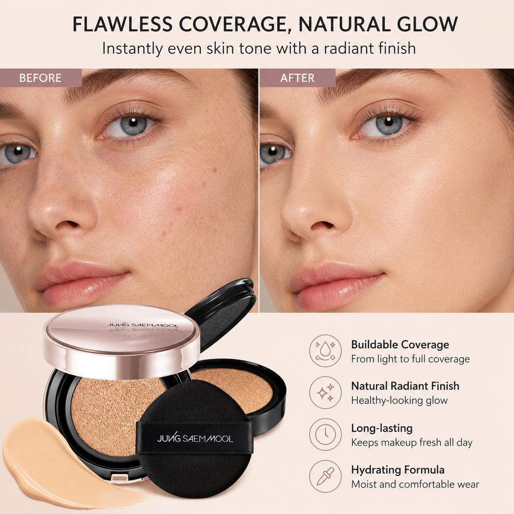 Zářivý polštář JUNGSAEMMOOL Masterclass(včetně náplně) SET 15gx2 SPF50+PA+++
