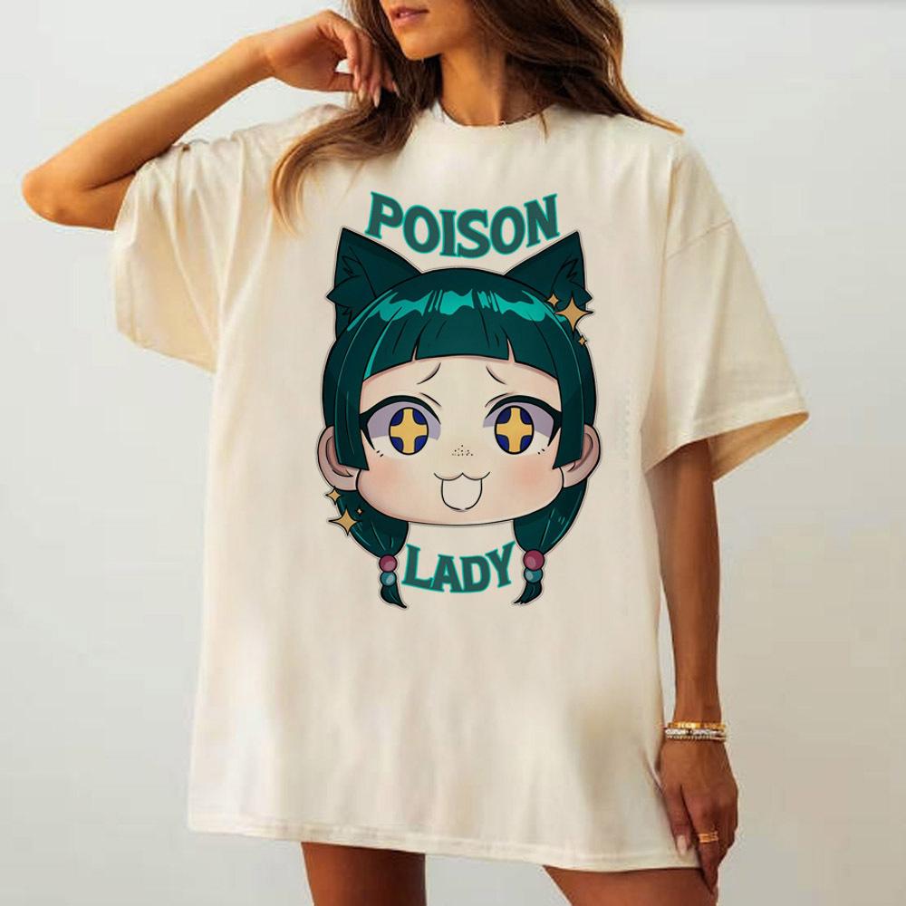The Apothecary Diaries Teen 80s Harajuku  Pop Culture Breathable Retro Digital T Shirt Gothic Digital Y2k Pastel 2000s