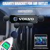 Per Volvo Porta Telefono per Auto a Gravità Supporto per Bocchetta d'Aria Porta Cellulare V50 S60 XC60 S40 XC40 XC90 V70 XC70 C30 V40 V60