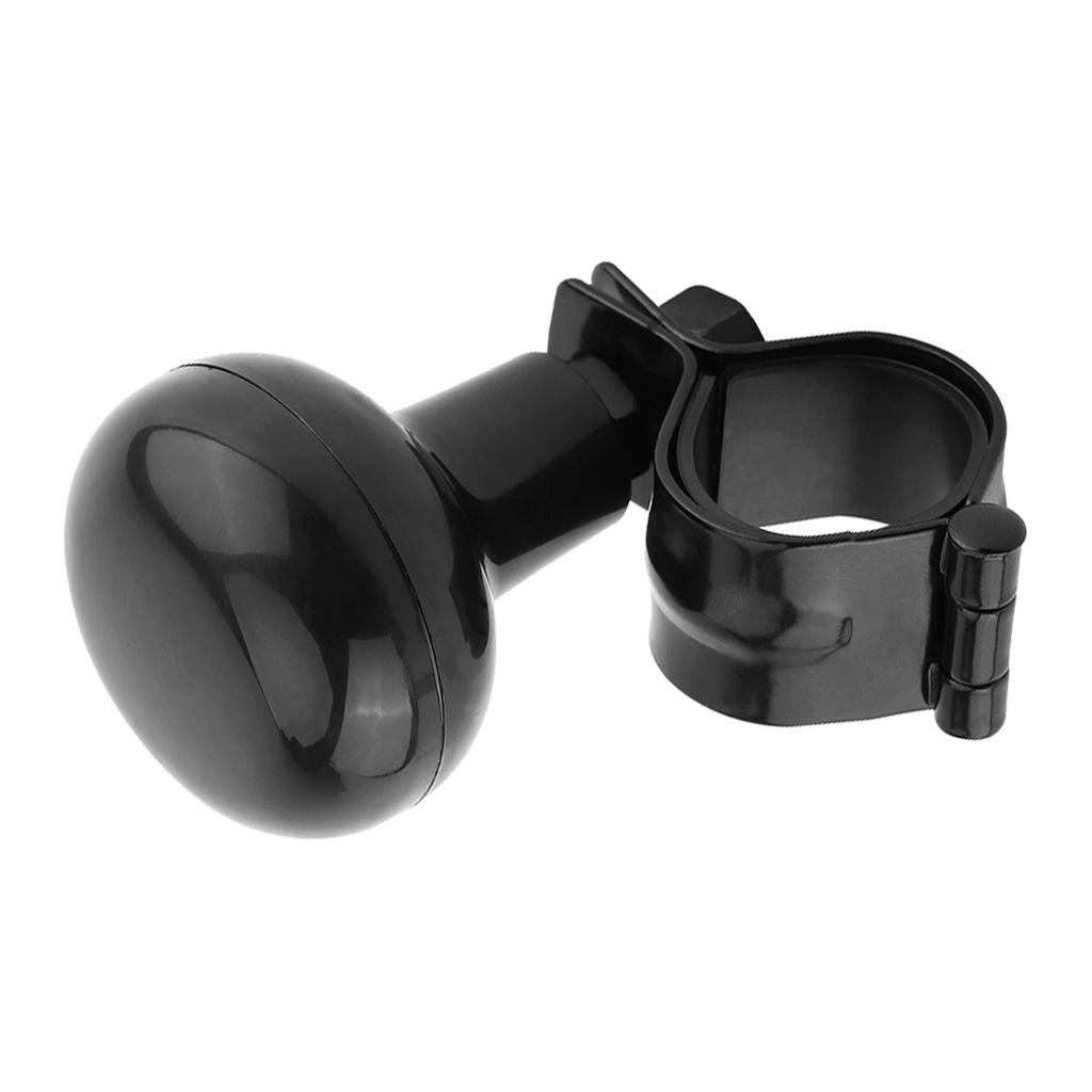 Black Universal Car Heavy Duty Steering Wheel Knob Spinner Handle Ball