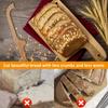 Bread Bow Knife Wood Handle with 2 Extra Stainless Steel Serrated Blades Multipurpose Bread Saw Slicer Home Bakery Baking Tools