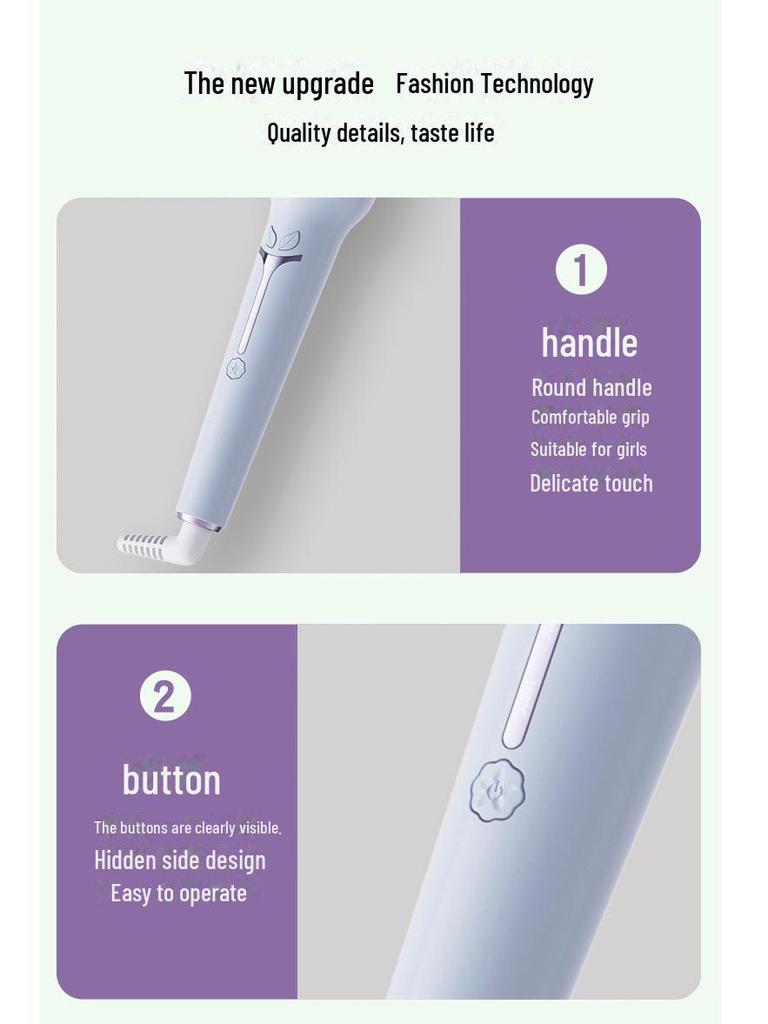 Yamiqi 32mm Automatic Curling Iron: Gentle Hair Care for Effortless Large Curls and Waves