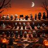 Familien-Halloween-Aktivität 2026 Adventskalender, 24-Tage-Countdown-Box mit gruseligem Mini-Kalender mit Überraschungsfiguren, 3D-Sammlerstück Feiertag