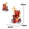 Medieval City MOC Building Blocks Soldier Figures Guard Tower Watchtower Hanging Cage Shield Weapon Accessory Bricks Kids Toys