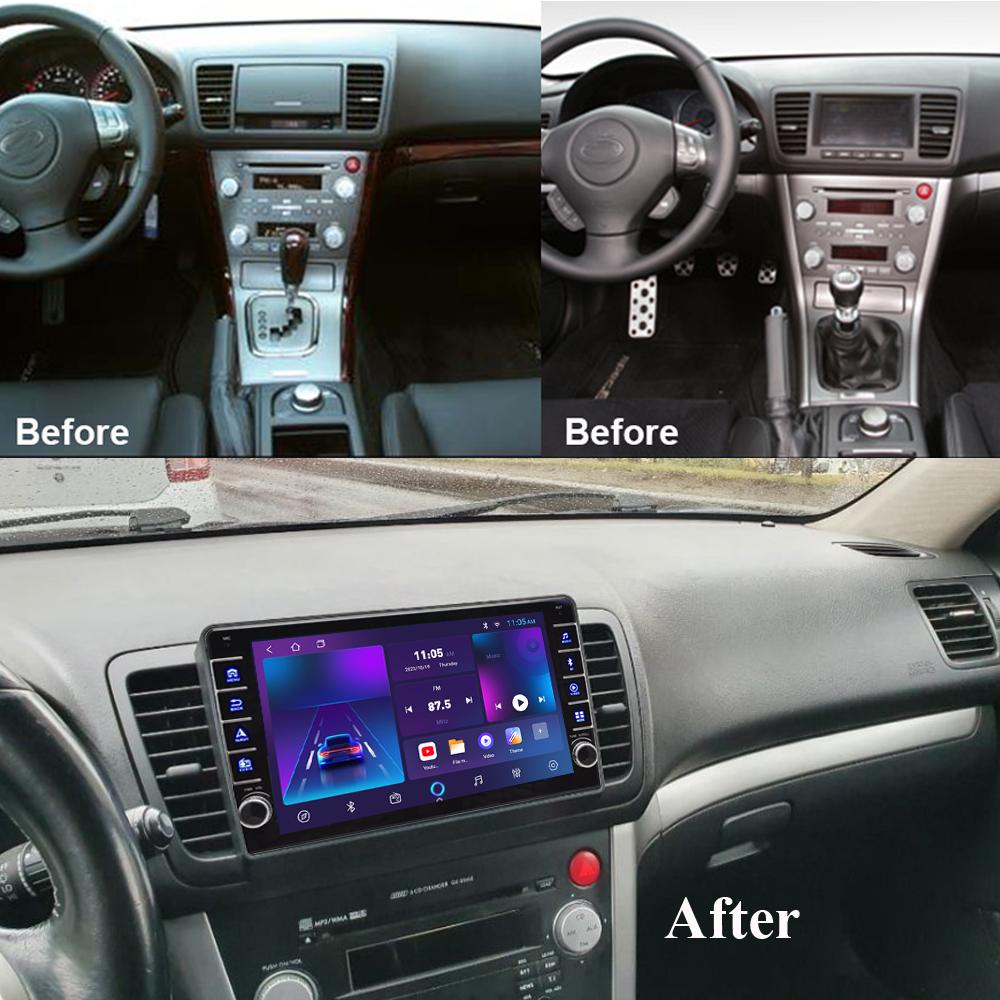 icreative Android Für Subaru Outback 3 Legacy 4 2004-2009 Mit Taste Knopf Auto CarPlay Radio Video Multimedia GPS Player 2 + 32GB