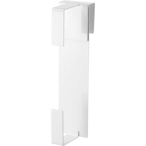 Yamazaki Tower Sink Door Kitchen Paper Holder, White, Approx. W7.5 X D10 X H30cm (Main Unit), Fits Various Sizes of Rolls, Kitchen Paper, Kitchen Clot