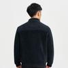 Men's Wool Blend Chenille Stand Collar Knit Jacket