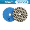 1pc 3Inch Polishing Pad For Granite Marble Grinding