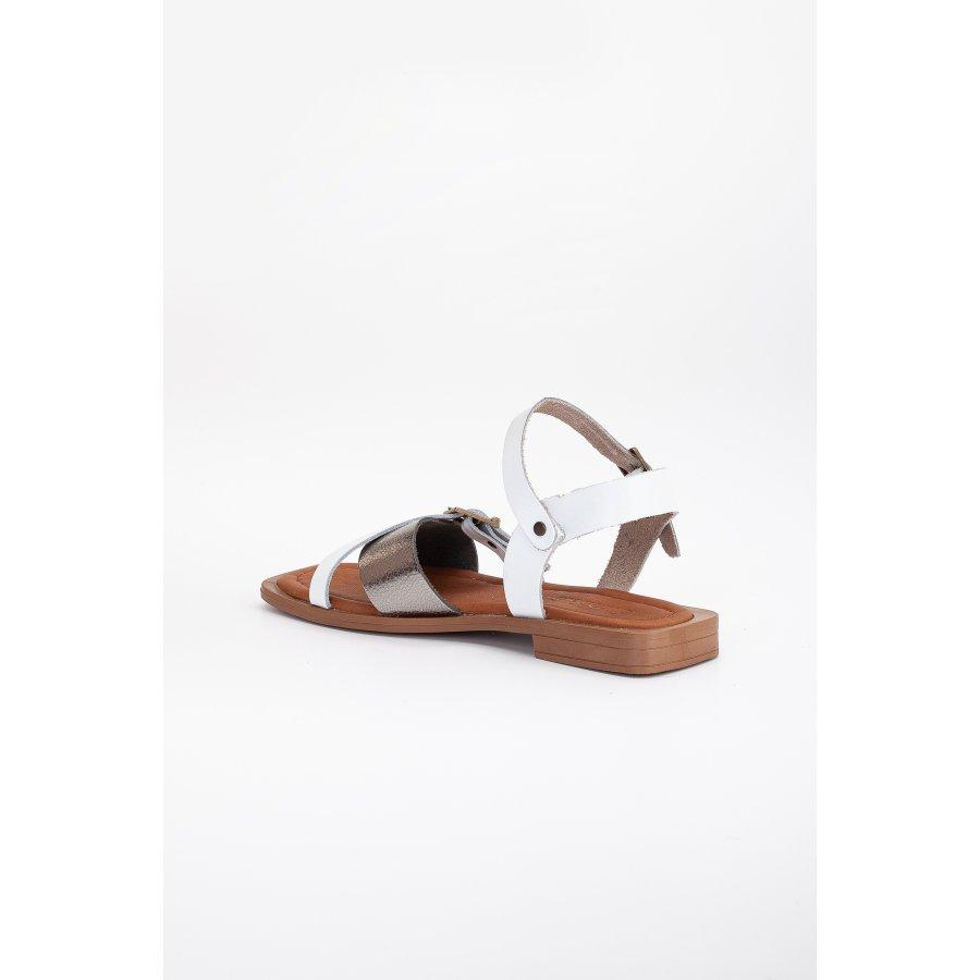 Women's Genuine Leather Casual Flat Sandals