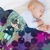Gacha Life Girl paquete de estrellas Manta de tiro Decorativa para sofá pesada para dormir Camas de invierno Mantas Sofás De decoración Mantas
