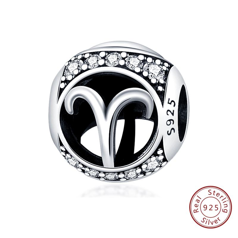 Best Selling Charms Copper Aries Constellation Charms Beads Fit Original Bracelets Diy Birthday For Woman Jewelry