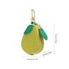 Cute Fruit Design Coin Purse Keychain, Mini Case & Jewelry Storage Bag, Lovely Charm Gift, Portable Bag Pendant for Daily Use