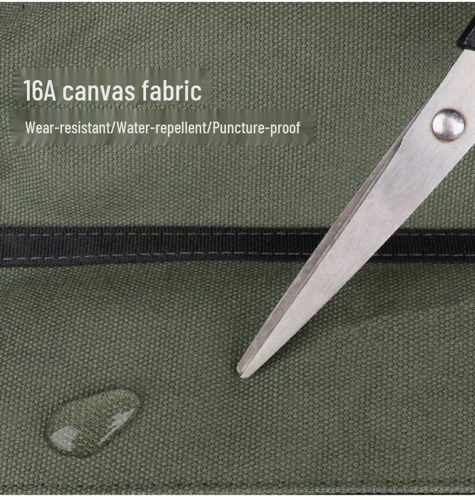 Odolná multifunkční plátěná taška na nářadí pro elektrikáře