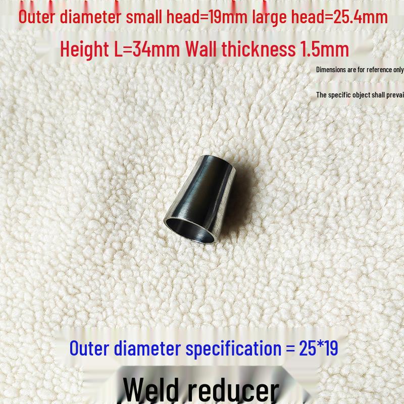 304 Stainless Steel Concentric/Eccentric Reducer: Polished Interior and Exterior
