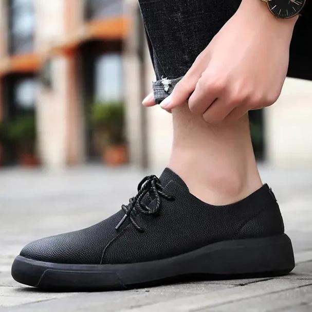 Осенне-зимняя Повседневная Обувь Большого Размера, Обувь из ПУ, Ретро Мода, Стиль «Старые Деньги» 38