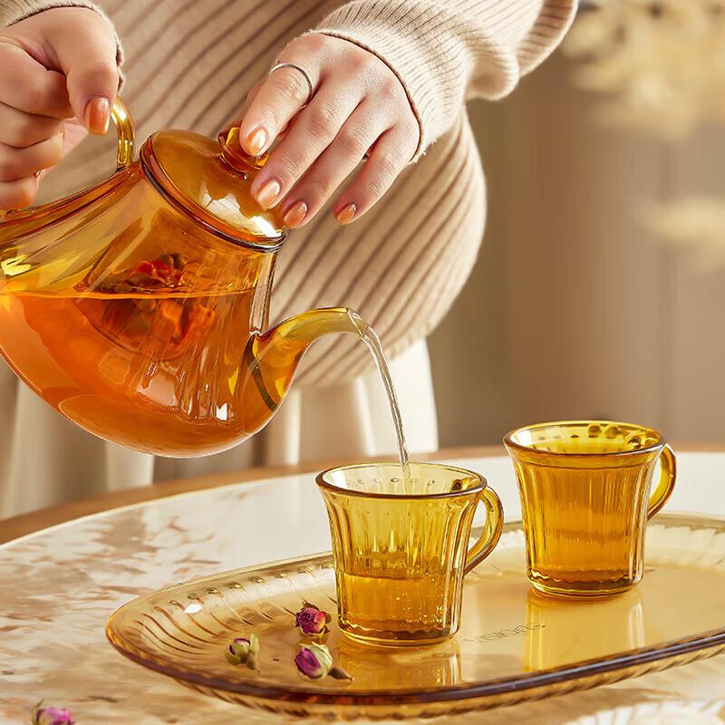 Corning VISIONS Crystal Glass Tea Set (6-piece)