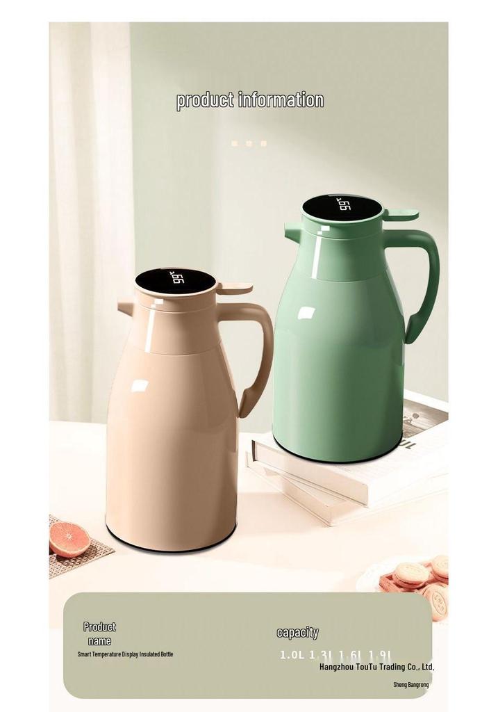 Smart Insulated Large Capacity Thermos Kettle for Boiling and Keeping Water Warm