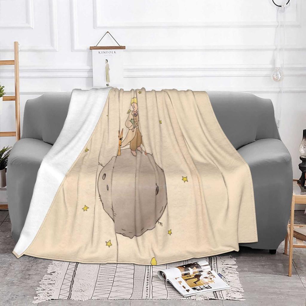 Little Angel And His Fox Four Seasons Comfortable Warm Soft Blanket Angel Fox Stars Love Lgbtq Demon Space Cute Romantic Fanart
