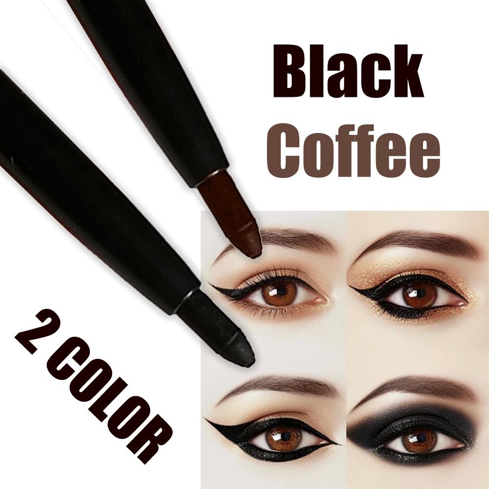 3 Adet Su Geçirmez ve Ter Geçirmez Siyah Eyeliner Kalemi - Uzun Süre Kalıcı Bulaşmaya Dayanıklı Cesur Göz Makyajı İçin, Mükemmel İçin Kolay Kaygan Formül