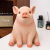 Mignon tirelire cochon simulé pour enfant tirelire créative ornements de décoration de bureau sculpture animale en résine décoration esthétique de pièce