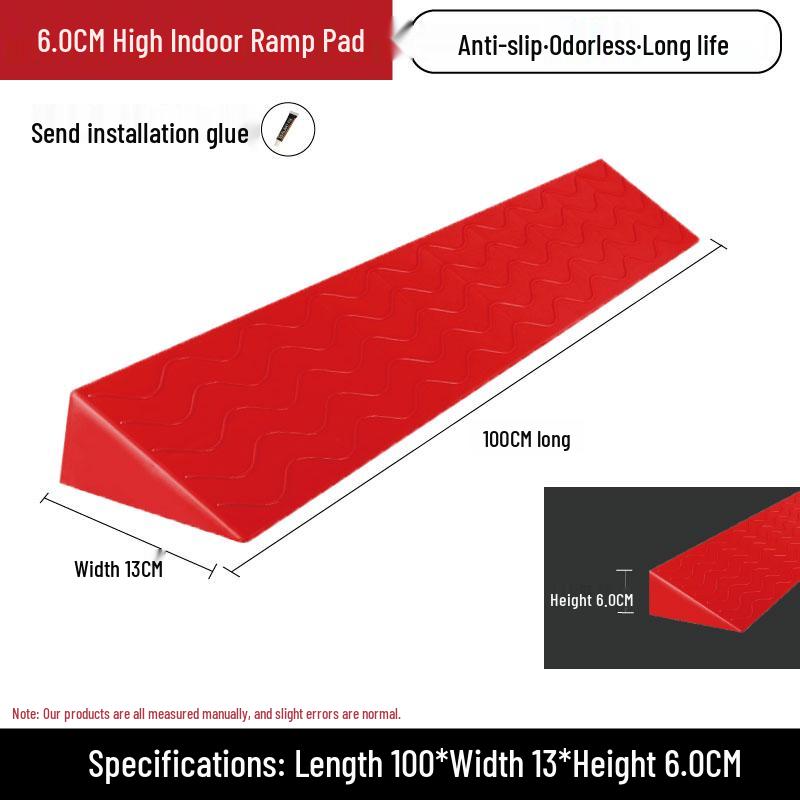 Threshold Uphill Ramp Mat for Indoor Sweeping Robots