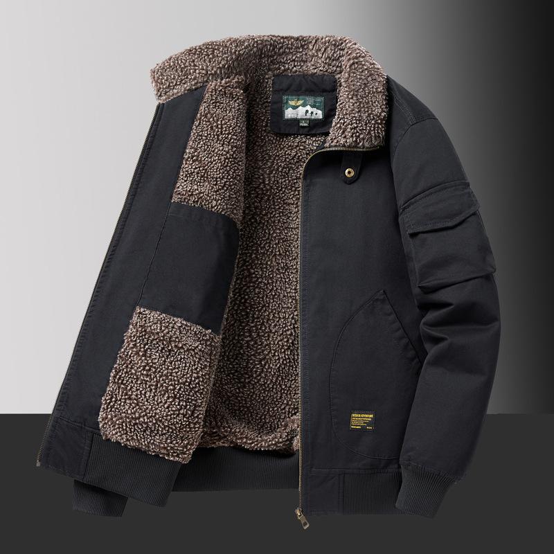 

Зимняя мужская повседневная рабочая одежда из чистого хлопка с лацканами, хлопковое пальто из овечьей шерсти, куртка из хлопка Майяра, осенне-зимняя куртка из хлопка M