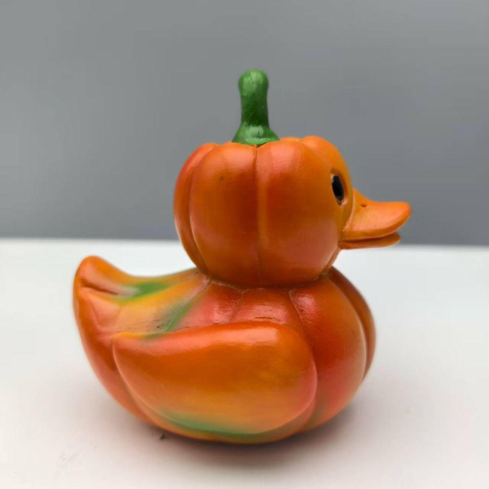 Cartoon Duck Statue Cute Miniatures Figurine Micro Landscape Animal Sculpture Living Room