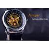 Jaragar Men's Fashion Casual Hollow Mechanical Movement Automatic Mechanical Watch GMT933-1-A