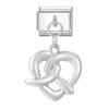 Fashion Heart Lips Bow Knot Feet Fishbone Pendant Italian Charm Link Fit 9mm Stainless Steel Bracelet DIY Making Men Women Gifts