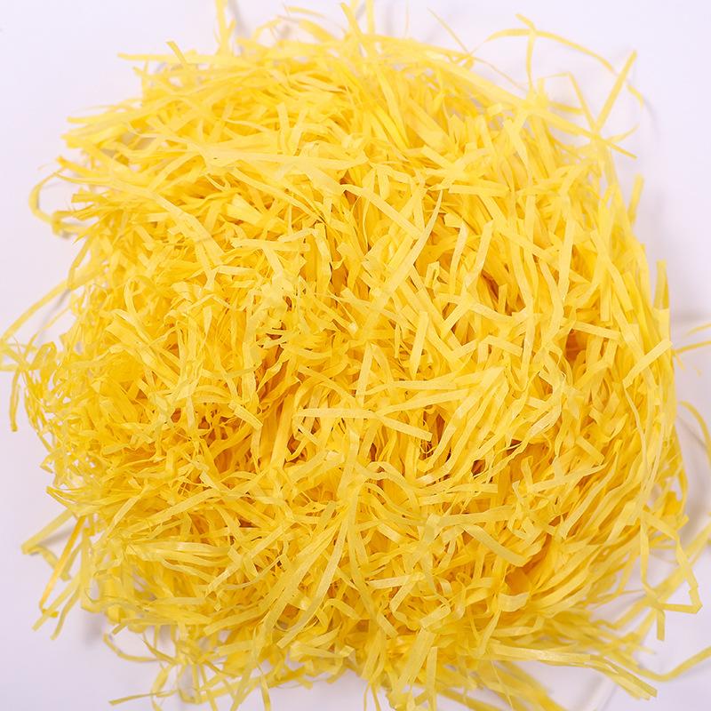 Raffia Geschenkbox Füllmaterial, Kreatives Polstergras für Geburtstags-, Hochzeits- und Brautjungfern Geschenke, Knitter-Seidenpapier