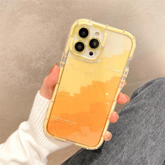 Art Abstract Graffiti Luminous Phone Case For Iphone 14 13 11 12 Pro Max X Xr Xs Max Clear Silicone Shockproof Bumper Cover Case