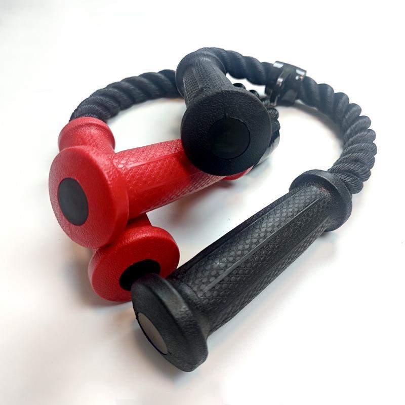 

Double Head Nylon Fitness Rope for Biceps and Triceps Red