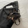 Pu Leather Vintage Underarm Bag Spicy Girl Locomotive Pack Punk Armpit Bag  Girls