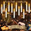 Halloween Floating Electronic Candle Lamp with Remote Control and