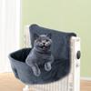 Hanging Cat Bed Cat Window Perch Bedside Plush Hammock Nest with Removable Washable Cover for Indoor Cats Sleeping Rest