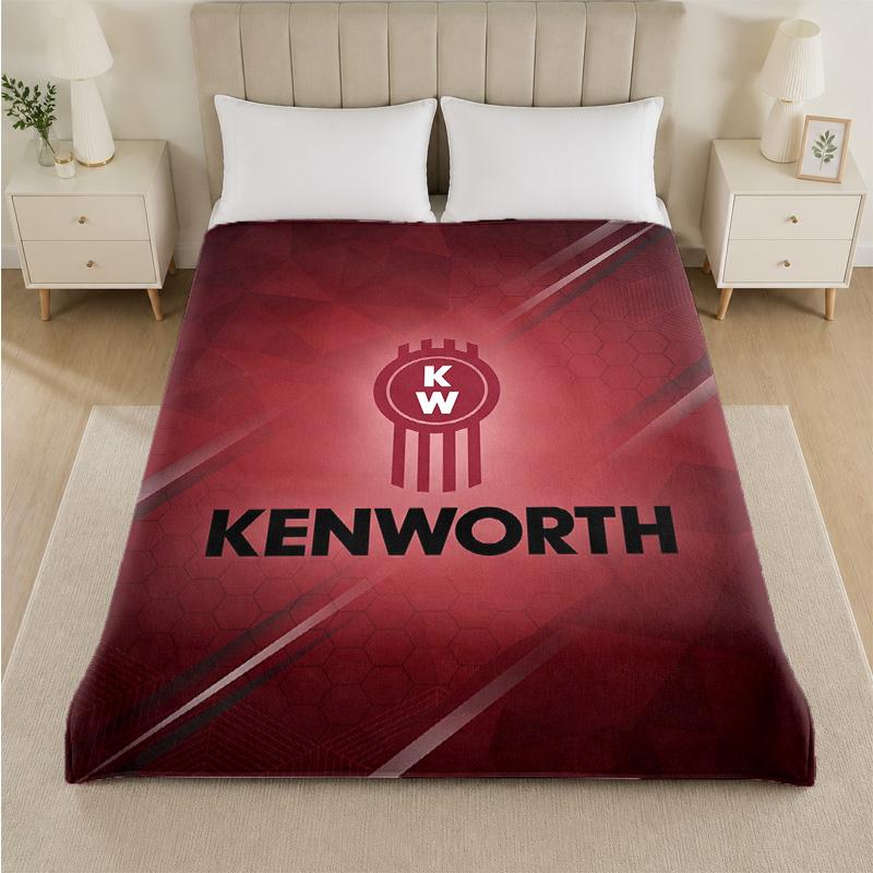 Coperta in Flanella con Stampa Kenworth Morbida Leggera Coperta Plaid in Peluche per Letto Divano Uso Domestico