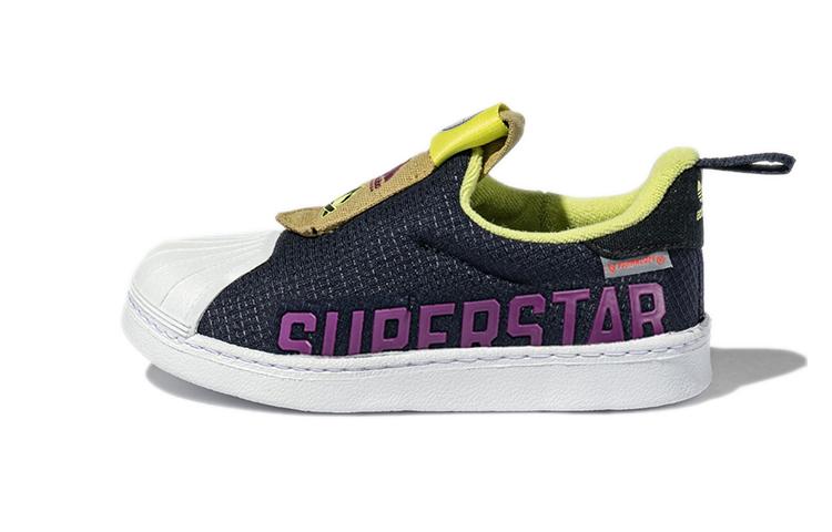 

Adidas Originals Superstar Collection 360 X I Comfortable Low top Toddler Shoes Black Purple Infant And Toddler Q46513 25