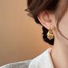European and American simple love circle earrings fashionable versatile geometric ear buckles earrings earrings women