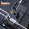 200W Car Inverter Charger DC 12V/24V to AC 220V Converter QC3.0 Type-C USB Chargers AC Socket Car Inverter Voltage Detection Adapter