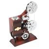 Vintage Movie Film Projector Music Box ABS Antique Wind Up Music Box for Movie Theater Home Study Room Office Table