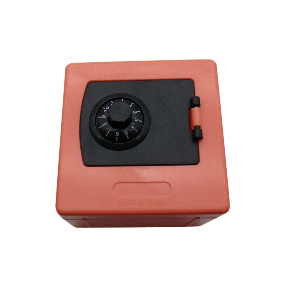 

Грошовий ящик із паролем, що закривається, Сейф для грошей для дитячих різдвяних подарунків коричневий