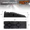 2pcs Car Ramps Heavy Duty Durable Plastic Car Ramp Car Vehicle Truck Threshold Ramp Kit Car Maintenance Ramp