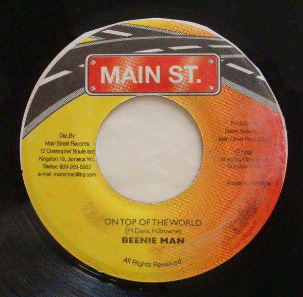 

7inch Record BEENIE MAN - On Top Of The World NONE Main St. 1996 Jamaica Reggae, Ska & Dub Used