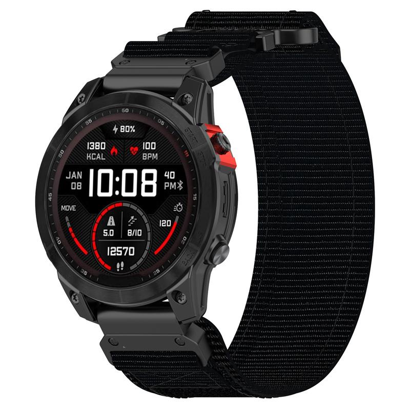 Bracelet de montre intelligent QuickFit 22mm 26mm en nylon tactique pour Garmin Fenix 7X 7 7S 6X 6 Pro 6S 5 5X Plus Enduro 2