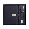 Custom Logo School & Business Notebook Set Wired Glue Bound PU Leather Cover Notepad Gift for Students and Professionals