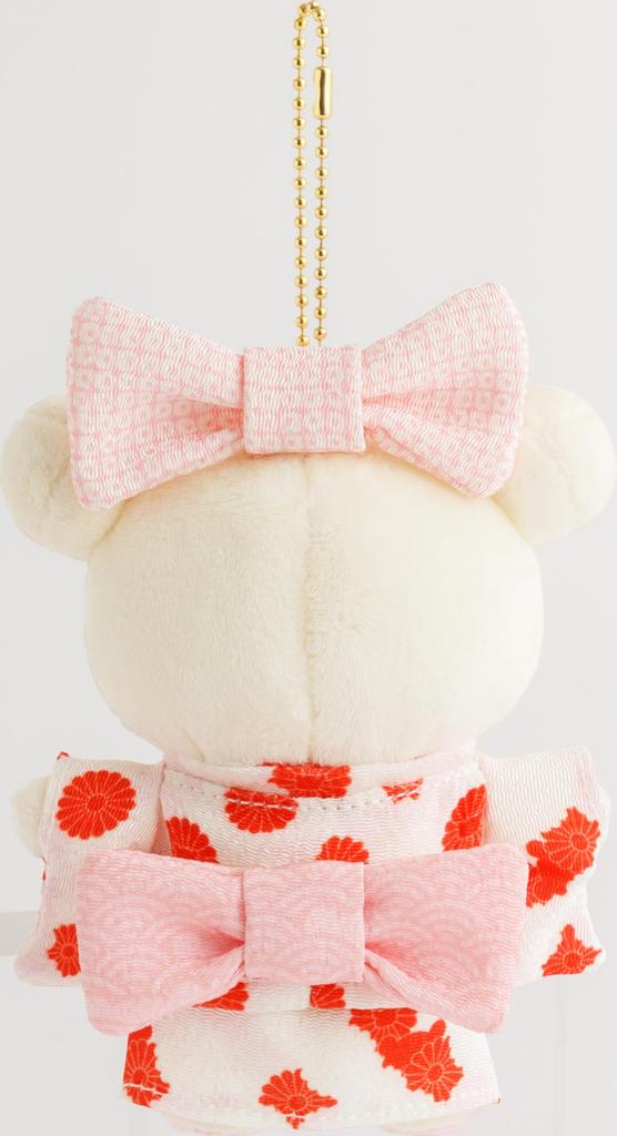 San-X MV57401 Rilakkuma Hanging Plush Toy, Korilakkuma (Kimono)