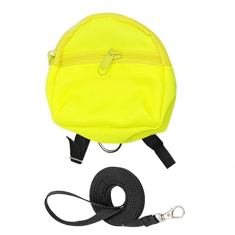 

Leashes Traction Rope Suit Hamster Small Pet Harnesses Rabbits Chest Strap for Safe Walks жёлтый